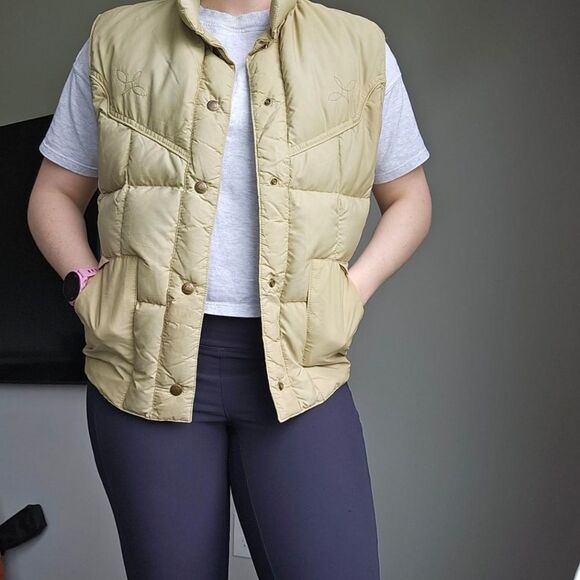Vintage Down Filled Western Vest - Picture 1 of 7